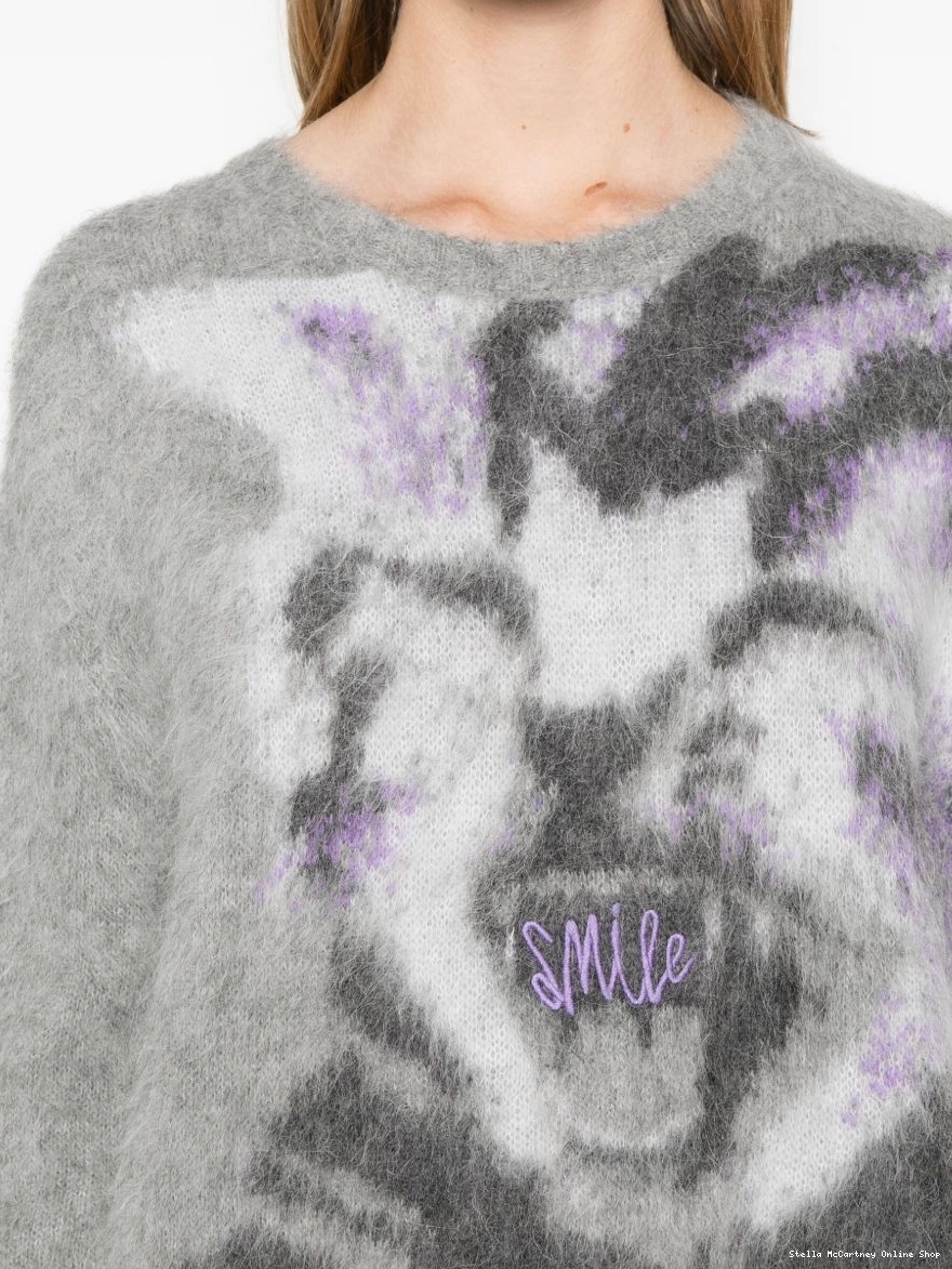 Affordable McCartney Women Cat sweater Stella intarsia 0318