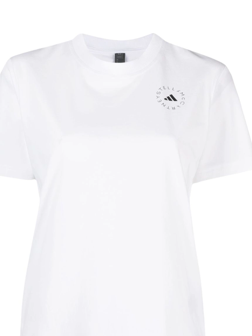 Affordable Stella adidas Women by McCartney logo-print short-sleeved T-shirt 0321