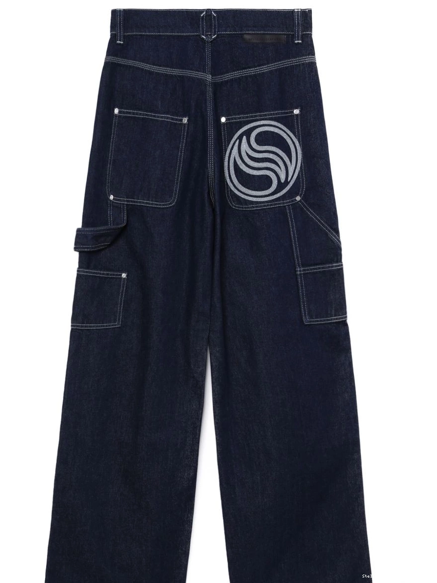 Cheap McCartney Stella jeans straight-leg cargo Women 0317