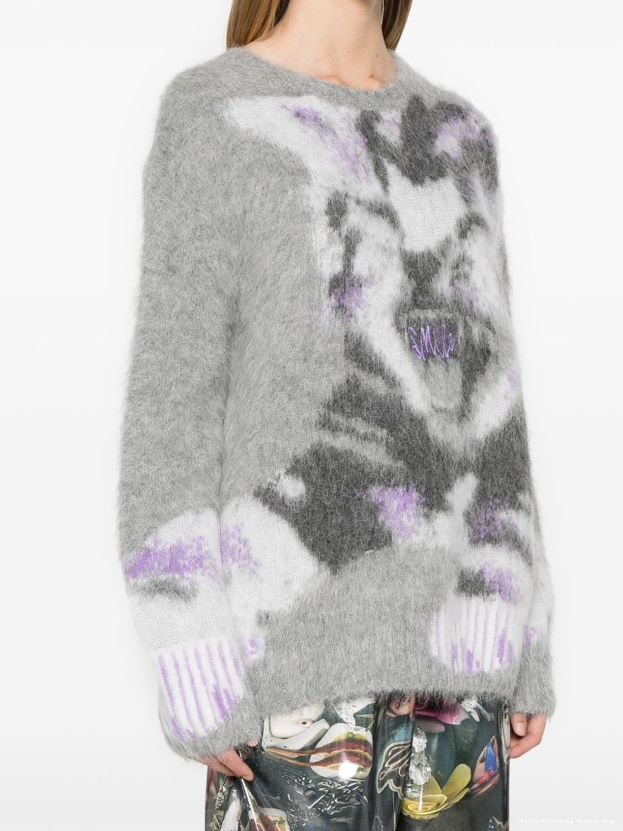 Affordable McCartney Women Cat sweater Stella intarsia 0318