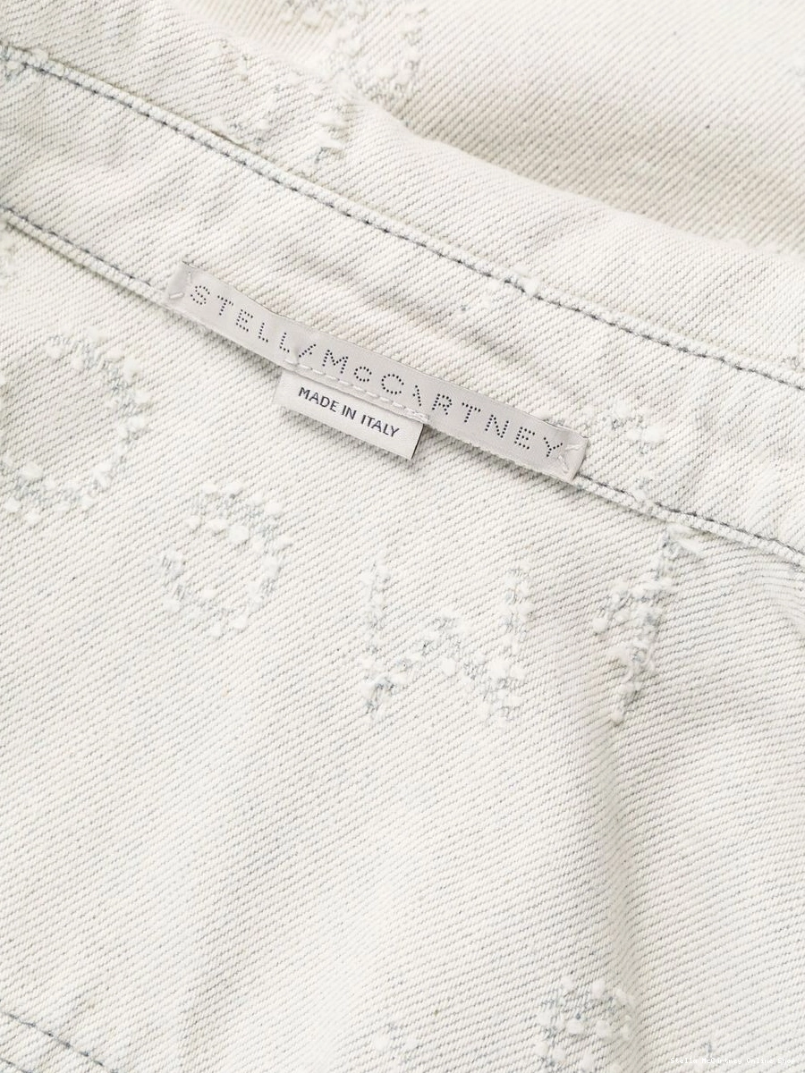 Cheap Women McCartney Stella embroidered-detail shirt denim 0319