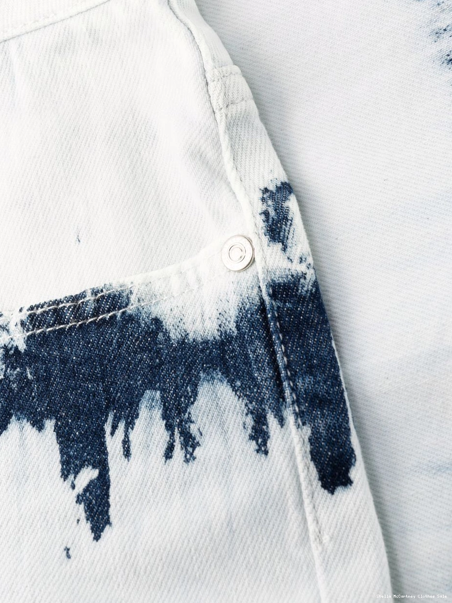 Affordable tie-dye McCartney Women jeans cropped Stella 0322