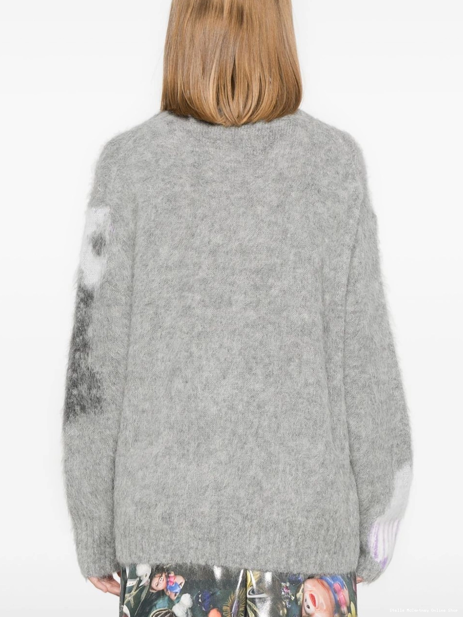 Affordable McCartney Women Cat sweater Stella intarsia 0318
