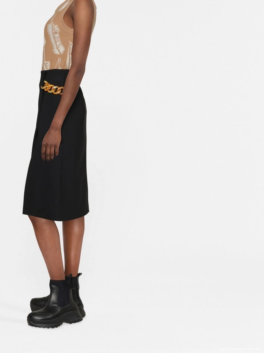 Affordable A-line Women Falabella Stella McCartney chain skirt 0317