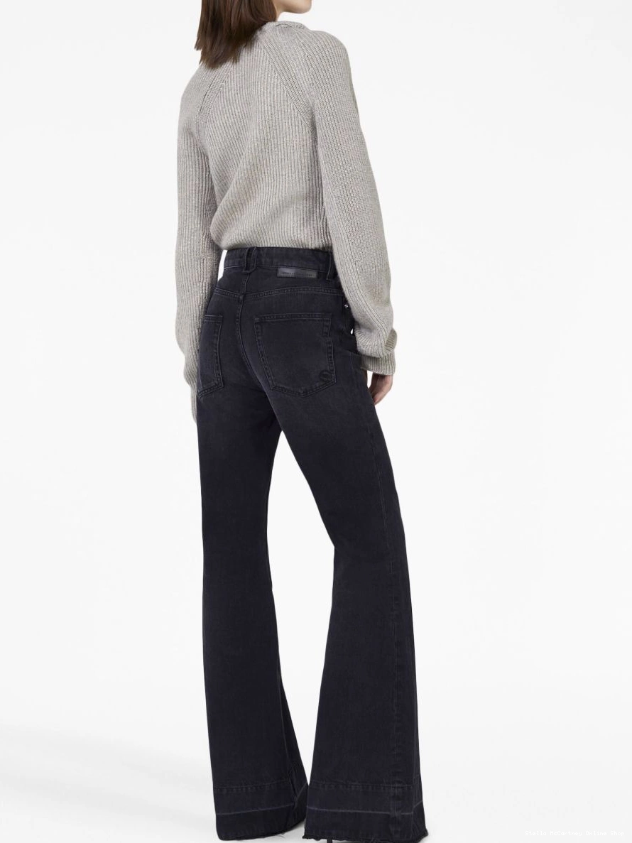 Cheap Women jeans flared Stella Falabella McCartney 0316