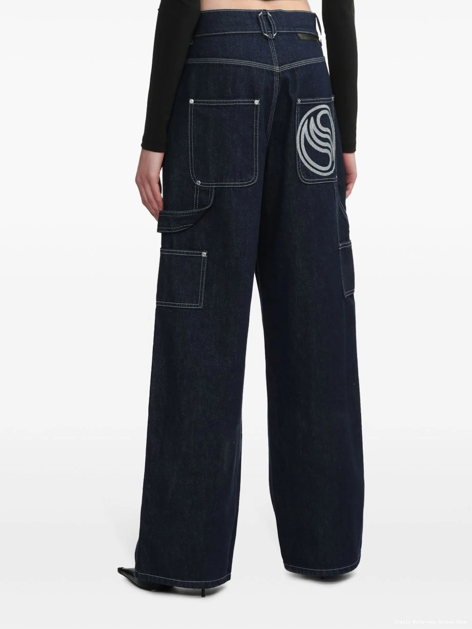 Affordable Women jeans straight-leg Stella cargo McCartney 0319