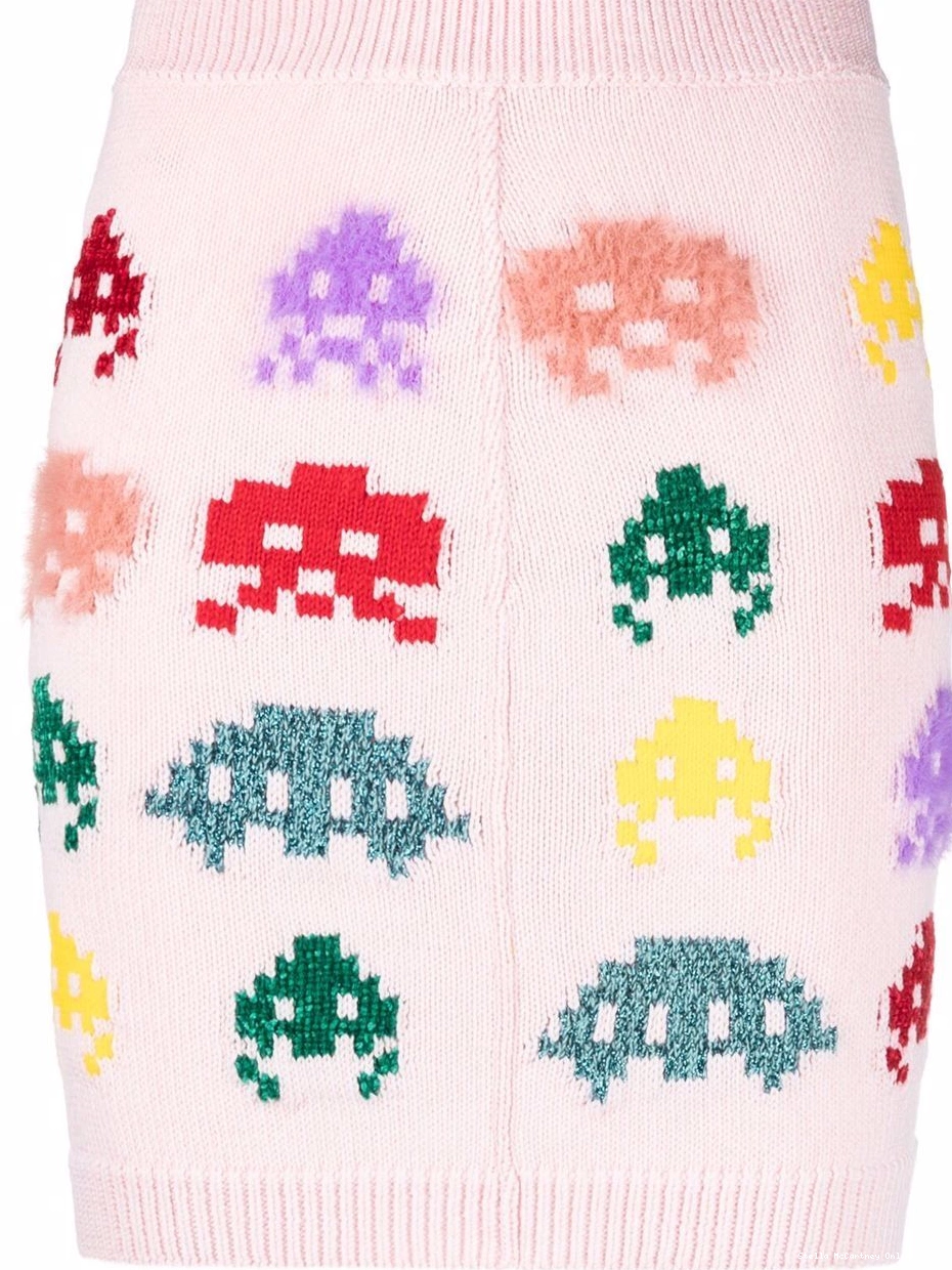 Cheap intarsia-knit mini alien Stella Women skirt McCartney 0318