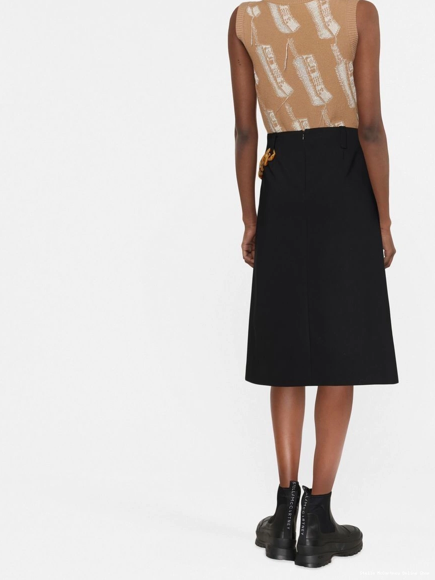 Affordable A-line Women Falabella Stella McCartney chain skirt 0317