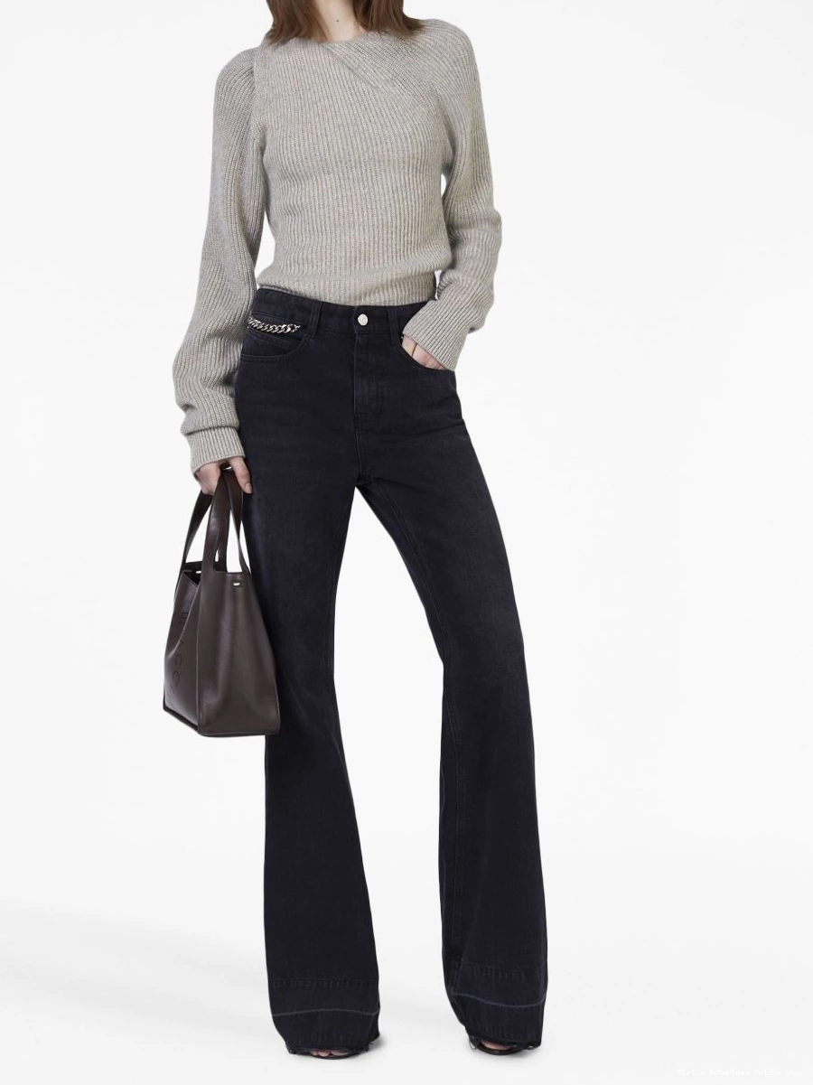Cheap Women jeans flared Stella Falabella McCartney 0316
