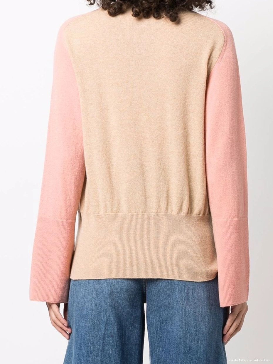 Cheap Women Stella cardigan panelled logo-strap McCartney 0318