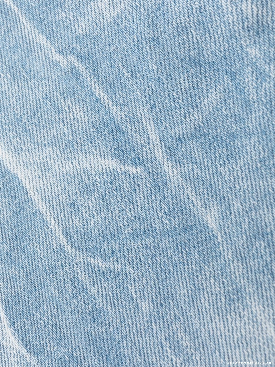 Cheap Stella crinkle-effect Women McCartney jeans straight-leg 0322