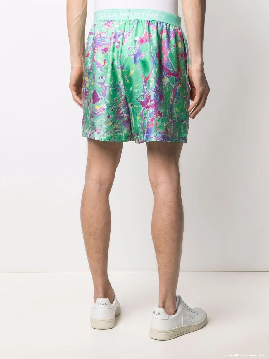 Cheap Stella oil shorts swirl Ed Curtis x McCartney Women 0317