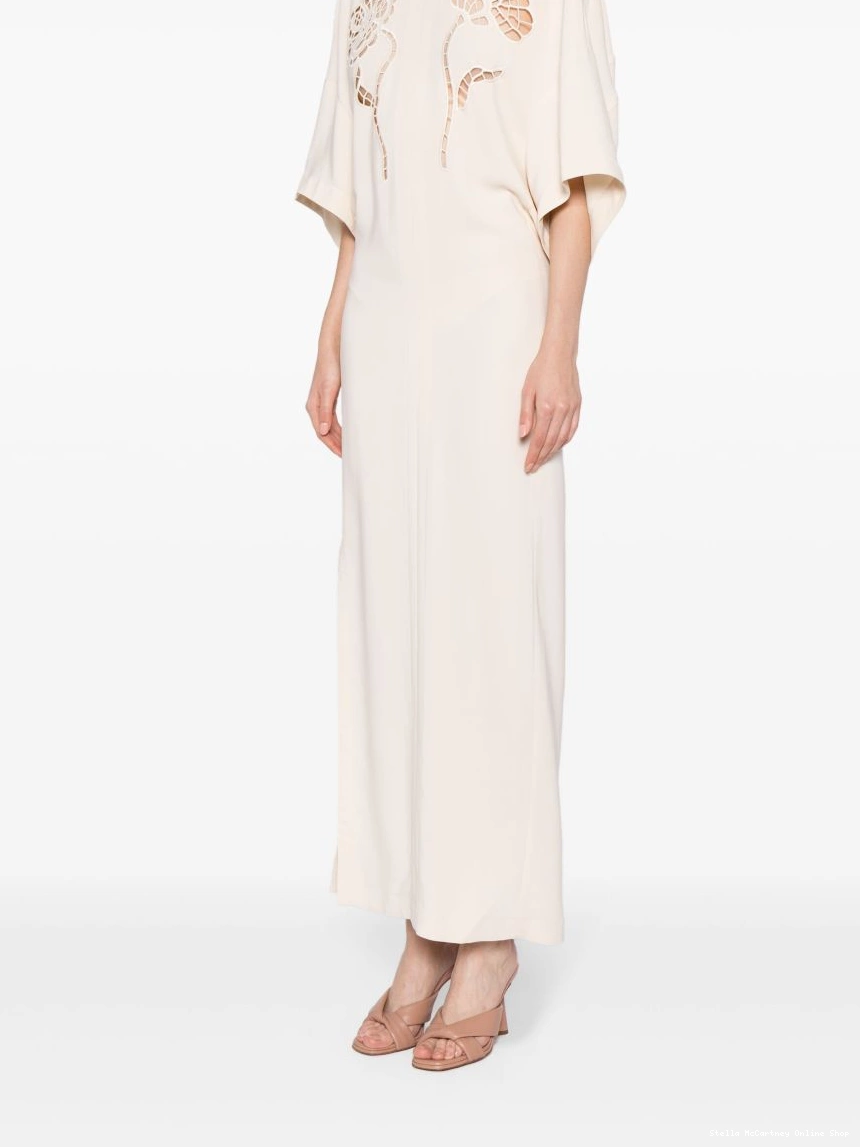 Cheap broderie-anglaise cotton McCartney dress Stella Women midi 0319