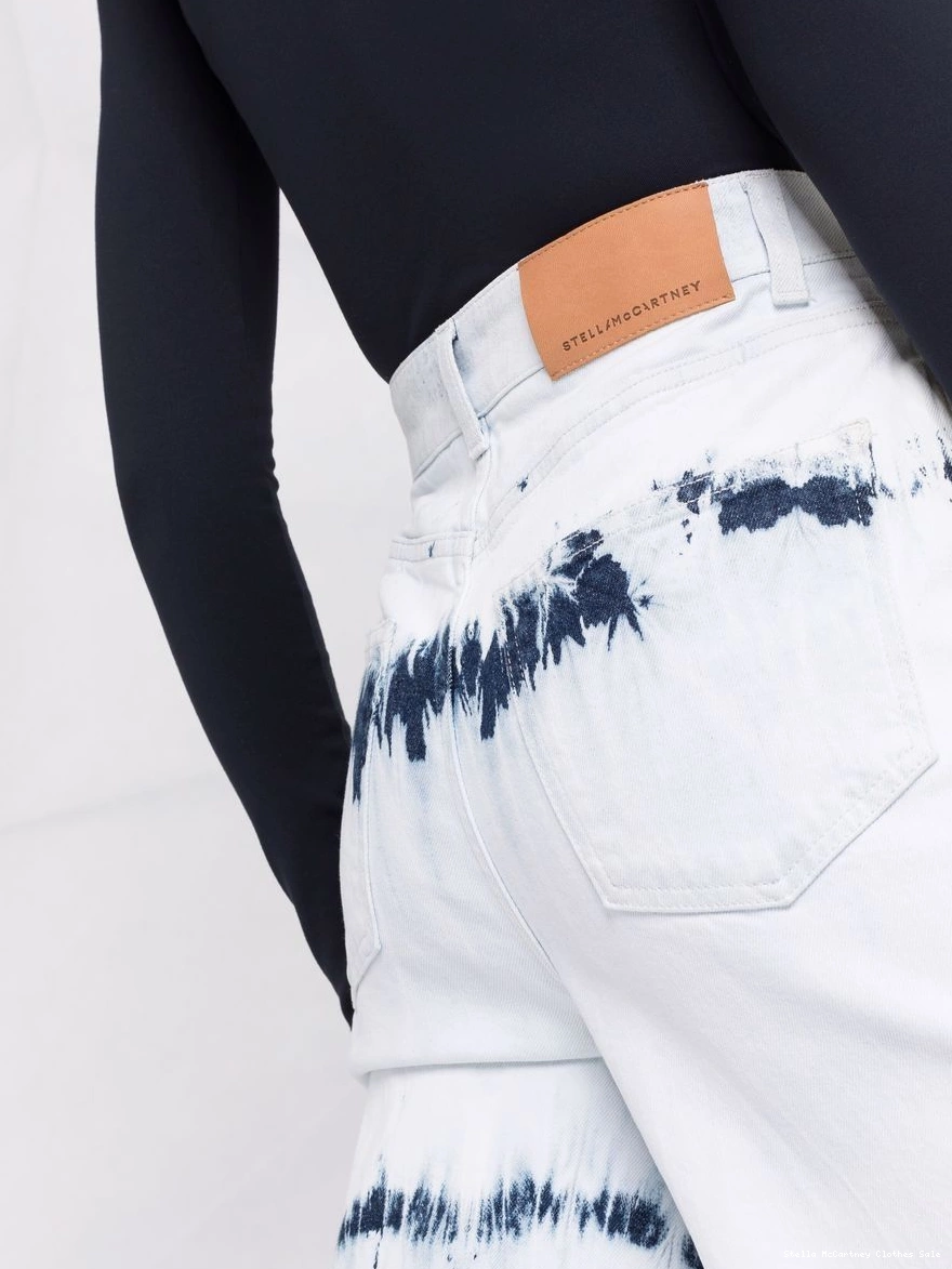 Affordable tie-dye McCartney Women jeans cropped Stella 0322