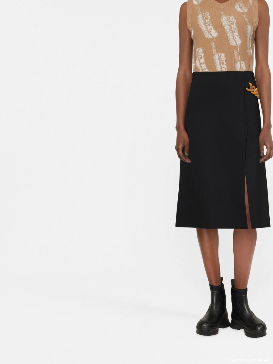 Affordable A-line Women Falabella Stella McCartney chain skirt 0317