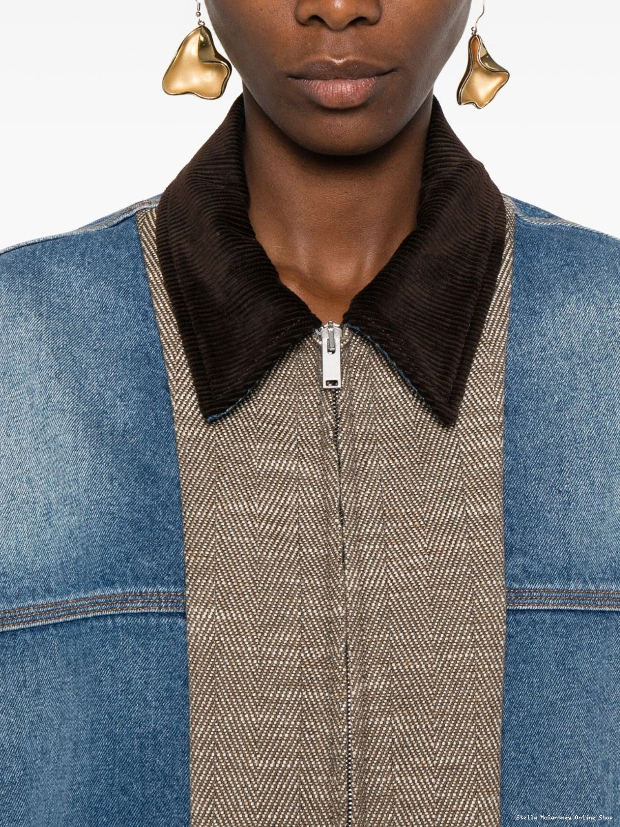Affordable Women McCartney Stella denim tweed jacket 0315