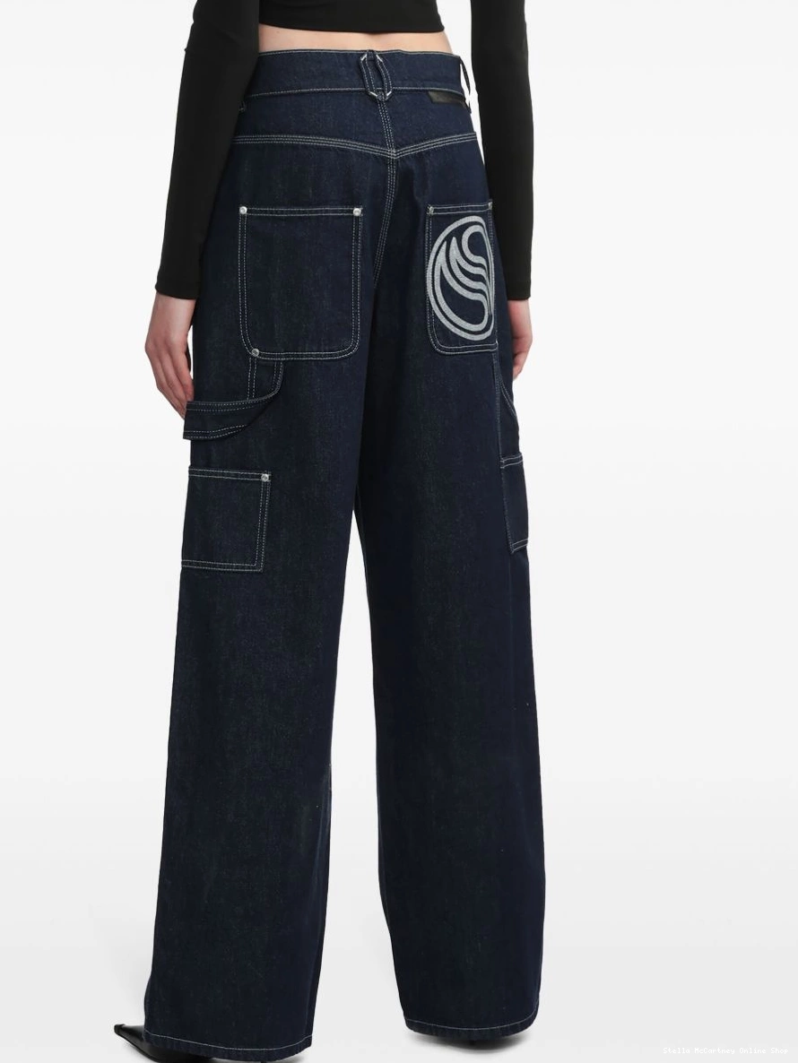 Cheap McCartney Stella jeans straight-leg cargo Women 0317