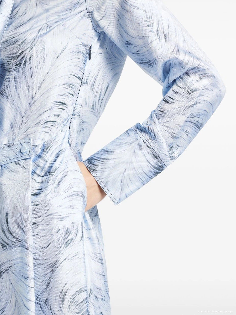Affordable McCartney dress Women Stella midi feather-print 0315