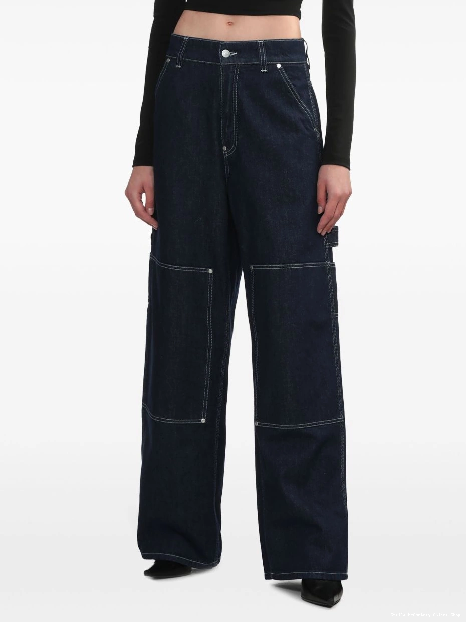 Cheap McCartney Stella jeans straight-leg cargo Women 0317