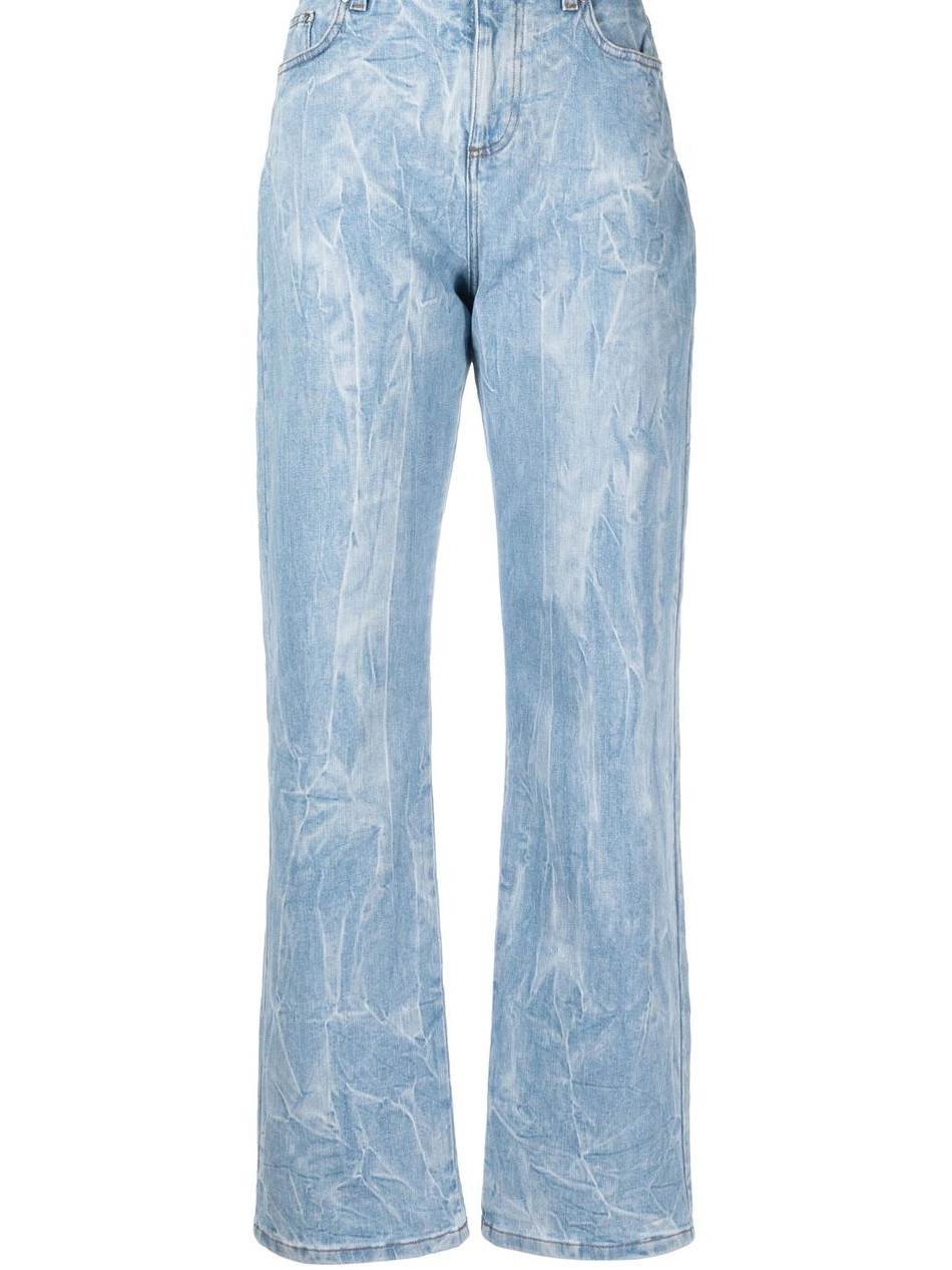 Cheap Stella crinkle-effect Women McCartney jeans straight-leg 0322