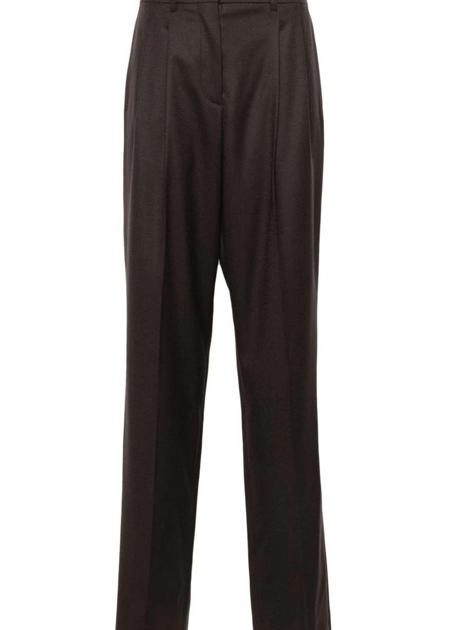 Cheap pleat-detail Stella wool trousers McCartney Women 0322
