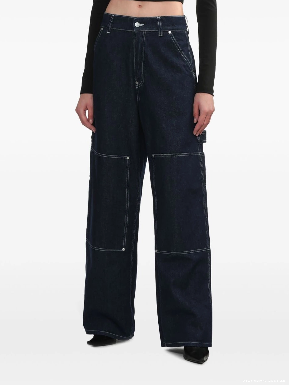 Affordable Women jeans straight-leg Stella cargo McCartney 0319