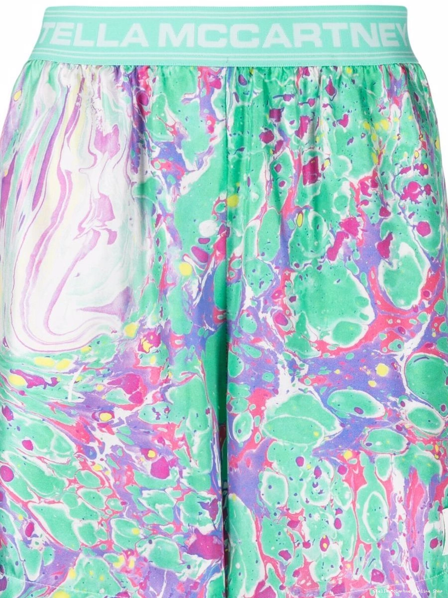 Cheap Stella oil shorts swirl Ed Curtis x McCartney Women 0317