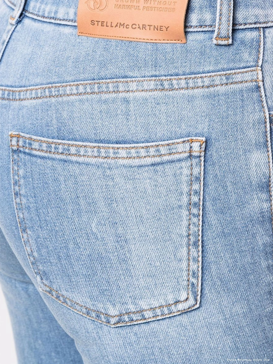 Affordable dye Women jeans flared 70's McCartney Stella dip 0317