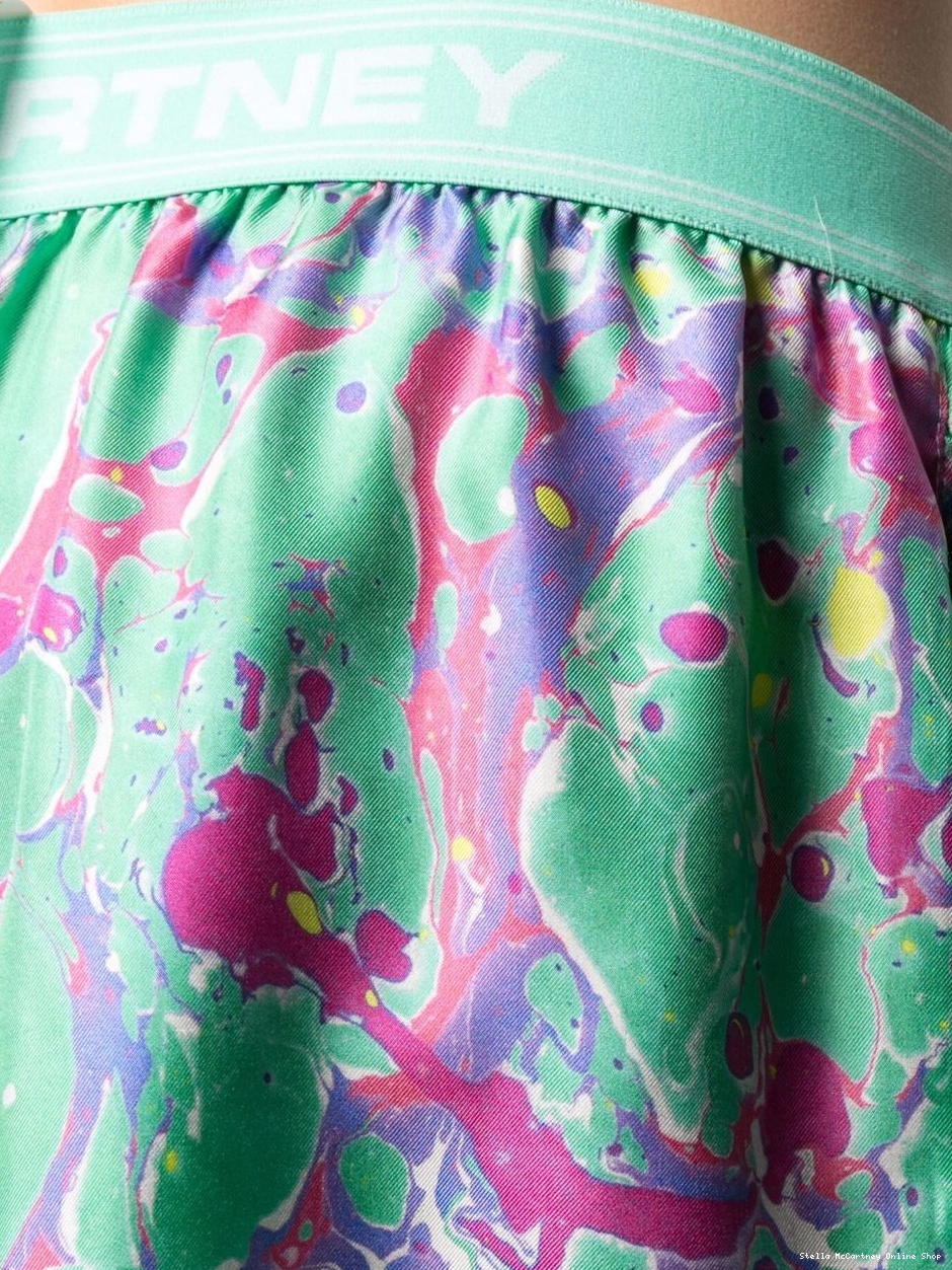 Cheap Stella oil shorts swirl Ed Curtis x McCartney Women 0317