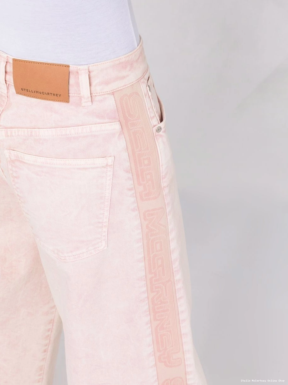 Affordable jeans Women McCartney logo-tape wide Stella 0315