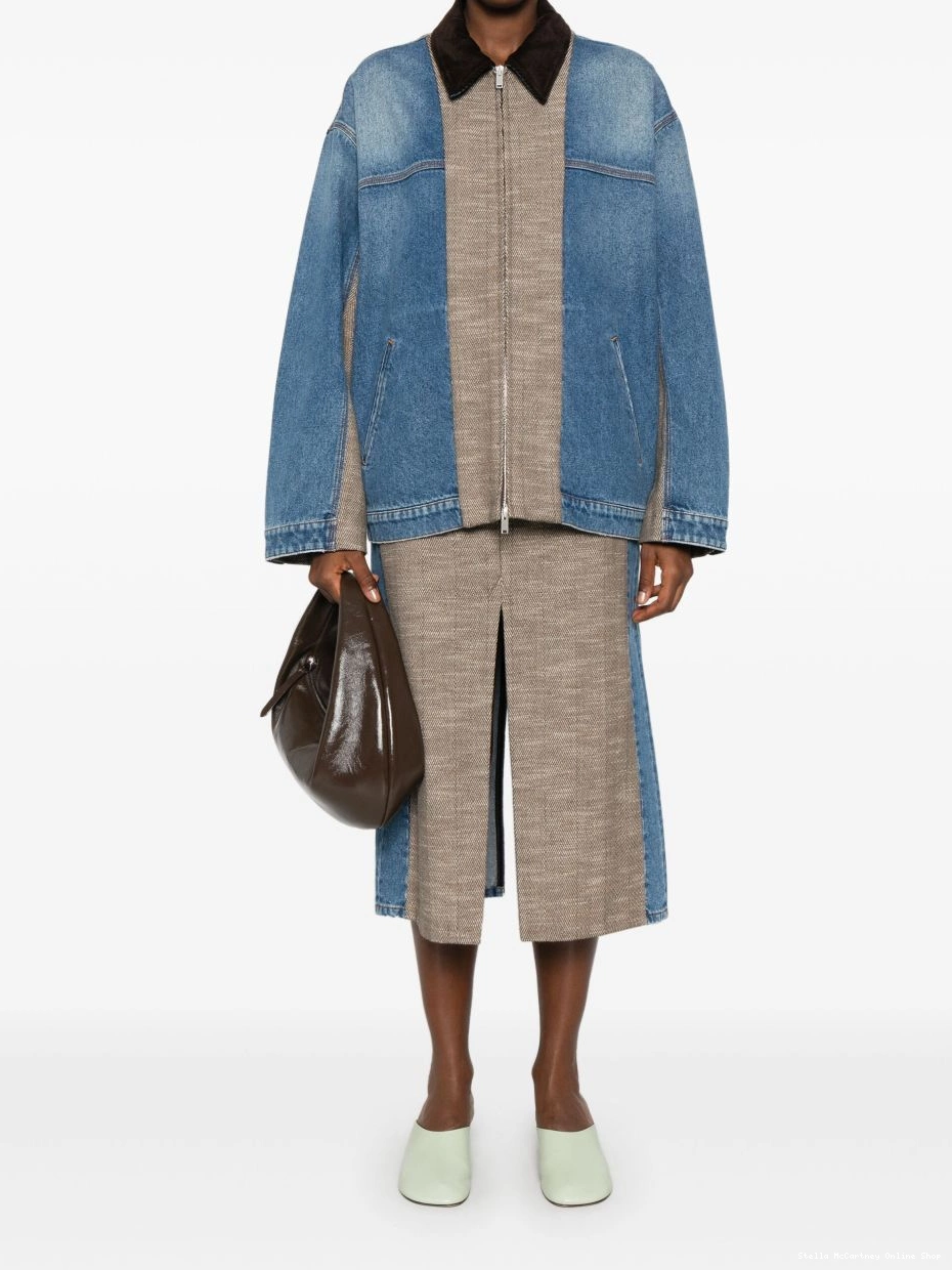 Affordable Women McCartney Stella denim tweed jacket 0315